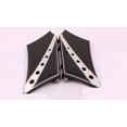 thumbnail image 3 of CHROME FOOTPEGS FLOORBOARDS FOOTBOARDS BOARDS REAR HARLEY TOURING SOFTAIL, 3 of 3