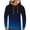 Dark Blue, variant on Bpyeka Men's Big & Tall Gradient Print Hoodie, Long Sleeve Pullover Sweatshirt 3XL-6XL