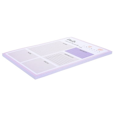 Daily Schedule Planner Paper Notepad Students Daily Task Planner for School Office