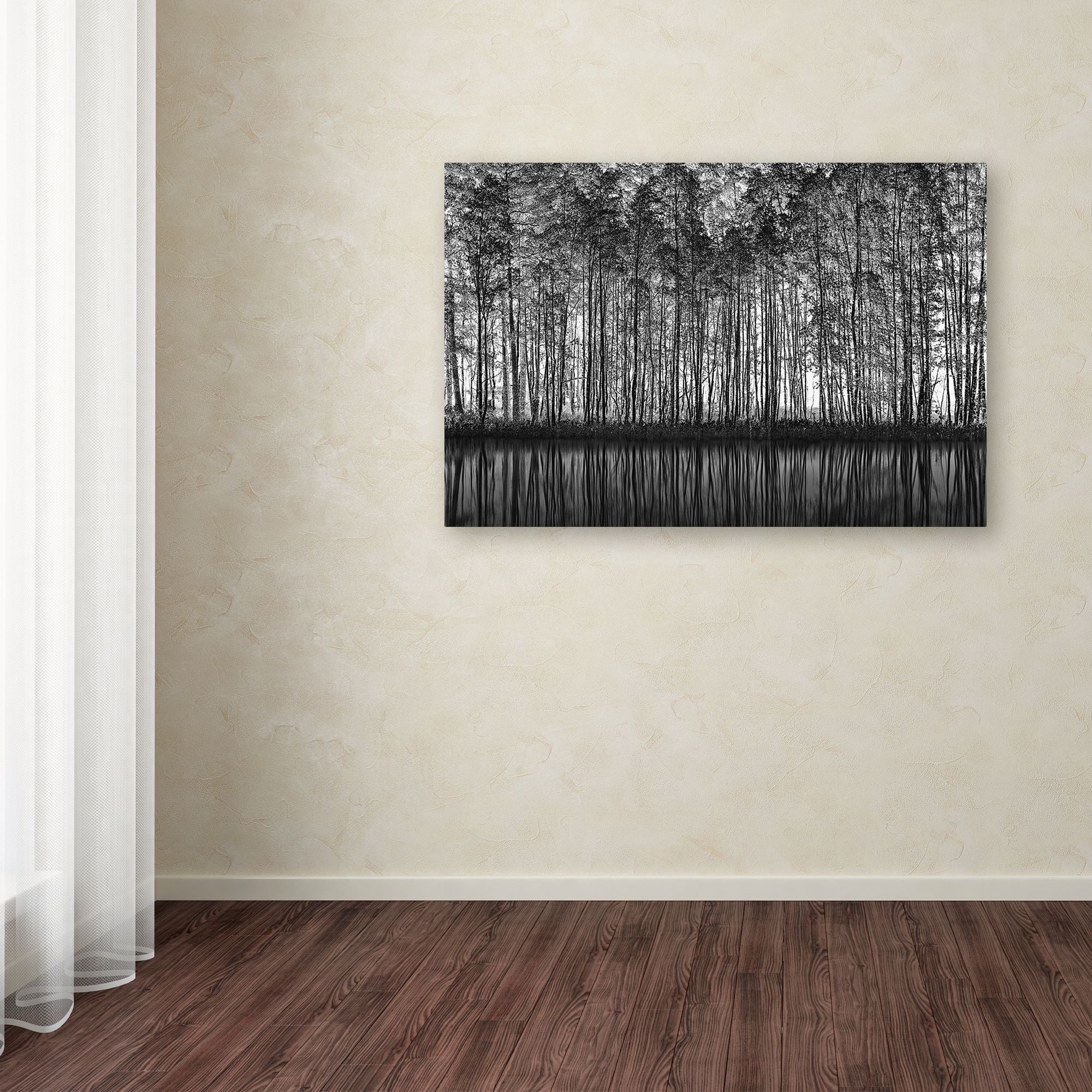 Roswitha Schleicher Schwarz 'Pointillism Nature' Canvas Art