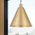 thumbnail image 2 of 516-1P-SG-MBC-16-SG Innovations Lighting Ballston Cone - 1 Light Mini Cone Pendant In Industrial Style-18.75 Inches Tall and 16 Inches Wide-Satin Gold, 2 of 2