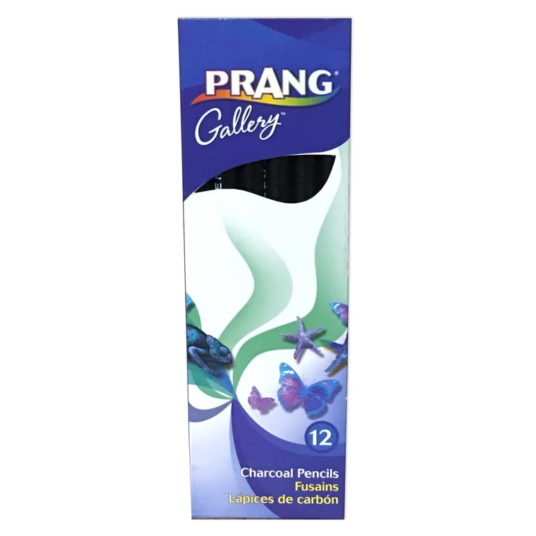 Prang Peel Off Charcoal Pencils, 12-Count photo 1