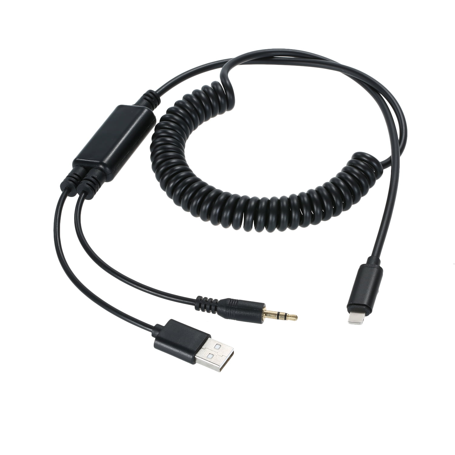 Overfladisk Politibetjent kommentator Htovila Car AUX USB Cable Charging Wire Extend Audio Adapter Fit for for 5  6S 7 - Walmart.com