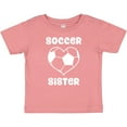 thumbnail image 3 of Inktastic Heart Soccer Sister Girls Baby T-Shirt, 3 of 5