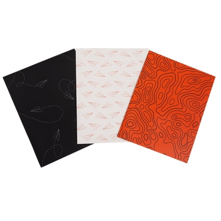 Pearhead Up & Away 2 Pocket Folders, Set of 3
