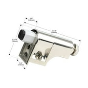 10 Pack Rok Hardware Soft Close Cabinet Door Damper Add-On, Nickel Plated