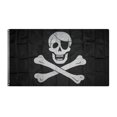 thumbnail image 6 of 3x5 Embroidered Sewn Jolly Roger Pirate Patch Nylon Flag banner Double Sided, 6 of 7