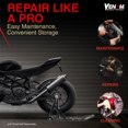 thumbnail image 3 of Venom Pin Adapter for Single-Sided Swingarm Stand, 31 mm, For Motorcycle Wheel Stand Lift, Motorcycle Rear Stand (VEN11), Compatible with Honda Models, 3 of 7