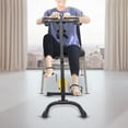 thumbnail image 5 of Black Pedal Exerciser Bike, Foldable Pedal Exerciser for Seniors, Home Pedal Exercise Bike for Total Body, Load Capacity: 120kg/264.55 lbs, 5 of 12
