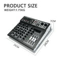 thumbnail image 2 of Mixer Sound 2x Mono Stereo Input 4 Channel Digital Mixing Console For DJ Studio Sta Performance, 2 of 6