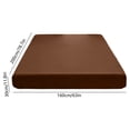 thumbnail image 3 of Protège-matelas Ajusté Imperméable - Housse de Lit Respirante et Silencieuse en Polyester Ultra Doux, Anti-Taches, Résistante à l'Huile, Lavable à la Machine, Brun, JKODE, 3 of 7