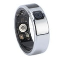 thumbnail image 1 of Display Smart Ring with APP Display Screen Multiple Sports Modes IP68 Water Resistant Stainless Steel 18mAh Smart Fitness Ring for Cycling Running, 1 of 7