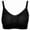 Black, variant on yievot Bras for Women Pregnant Plain Color Bra Nursing Bras Vest Tops Comfort Wireless Bra