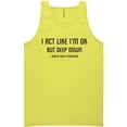 thumbnail image 1 of I Act Like I'm OK. . Need Manicure Neon Tank Top, 1 of 1