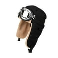 thumbnail image 4 of Aueoeo Aviators Hats sunglasses 2 Pack Warm Hat Winter Skiing Cap Earflap Fuzzy Hat For Women Men Windproof Caps, 4 of 7
