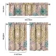 thumbnail image 6 of Countryside Floral Curtains 36 Inch - 3 Panel Rustic Farmhouse Set with Vintage Botanical Print, Boho Chic Rod Pocket, 6 of 6