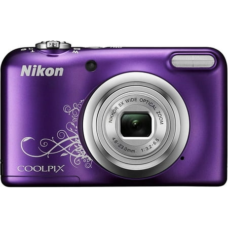 Nikon Coolpix A10 16MP Digital Camera (Decorative Purple) International