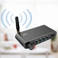thumbnail image 1 of Adaptador de audio,Receptor Transmisor Analógico,Receptor Transmisor Audio Adaptador Inalámbrico,Convertidor de audio auxiliar de 3,5 mm CON control remoto,Convertidor DAC CUTICAT Adaptador de audio, 1 of 8