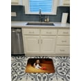 thumbnail image 3 of Carolines Treasures BDBA0372RUG Basset & Shoe Machine Washable Memory Foam Mat, 3 of 4