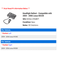 thumbnail image 2 of Headlight Ballast - Compatible with 2004 - 2006 RX330 2005, 2 of 2