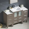 thumbnail image 5 of Torino 48"Gray Oak Bathroom Vanity & 2 Side Cabinets / Integrated Sink, 5 of 6