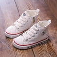 thumbnail image 1 of Zapatos de lona de alta calidad para niños, estilo informal para primavera y otoño, zapatillas blancas para bebés, calzado de tela cómodo, 1 of 5
