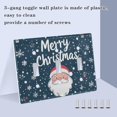 thumbnail image 3 of Yayeee Toggle Light Switch Wall Plate 2-Gang 4.56"x4.48" Decorative Outlet Cover, Christmas Santa, 3 of 7