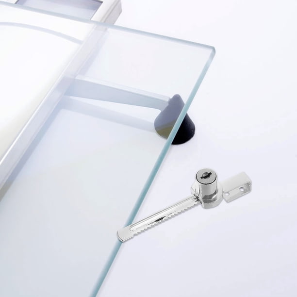 unbranded 2Jgo Cerradura Para Vitrinas De Vidrio Con Llave De Hierro Para Reemplazo