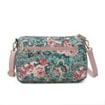 thumbnail image 3 of MKF Collection Rosalie Cotton Women's Botanical Shoulder Bag, Designer Crossbody Purse Handbag by Mia K - Blue, 3 of 9