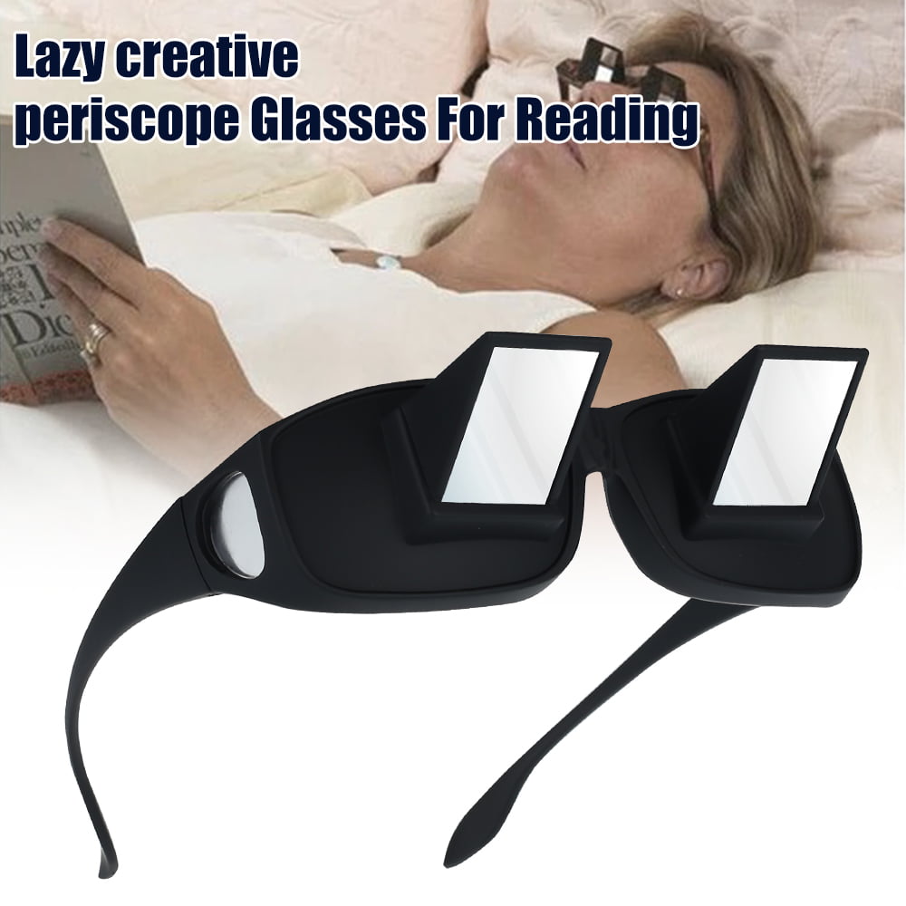 Buy BIGXEN Lazy Glasses Bed Prism Glasses Lazy Spectacles Horizontal Glasses  High Definition Glasses Prism Periscope Lie Down Eyeglasses for Reading and  Watch TV in Bed Unisex at