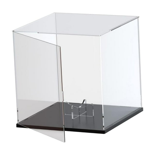 Soporte para pelotas de fútbol de acrílico transparente, soporte para almacenamiento de objetos coleccionables deportivos, soporte para baloncesto Negro