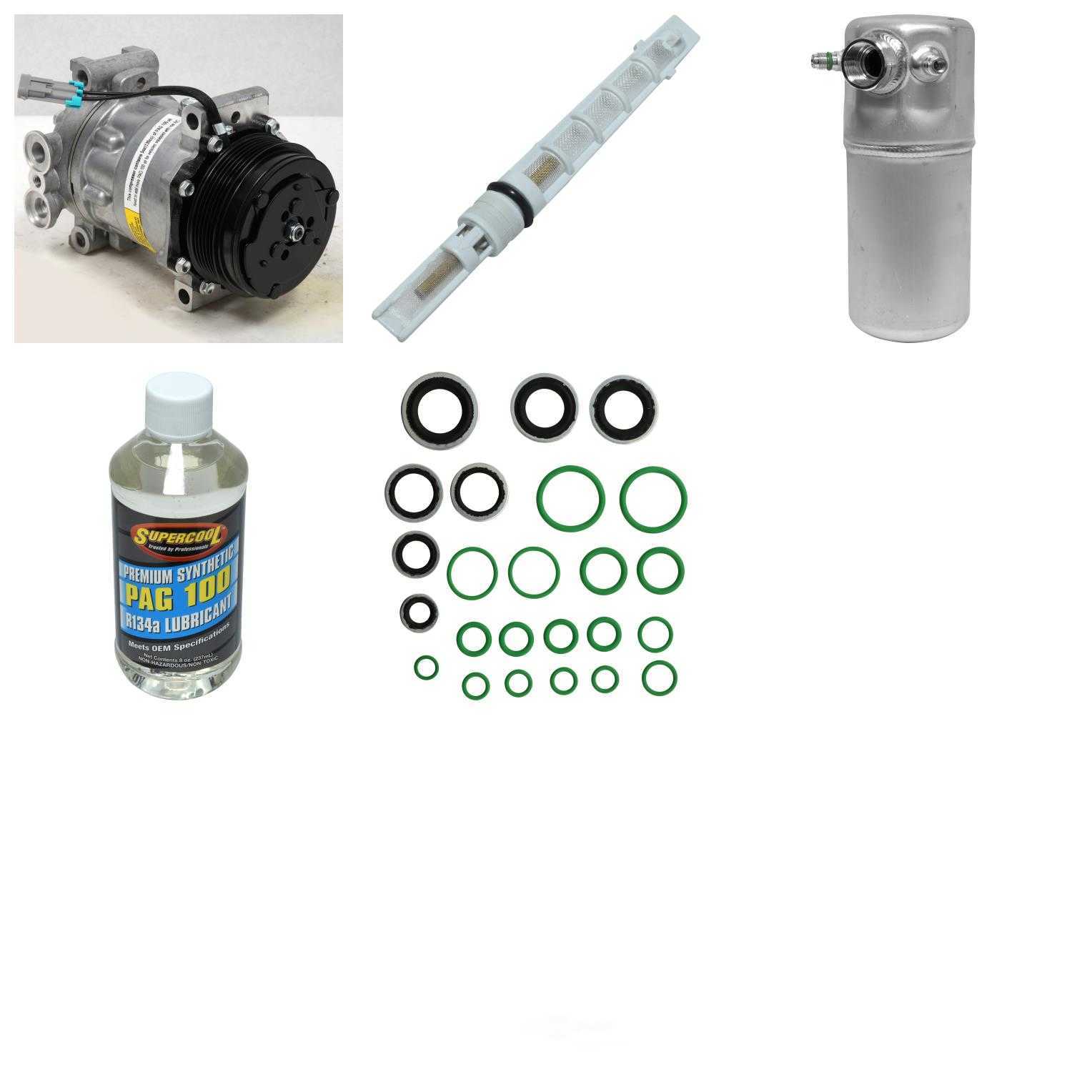 A/C Compressor and Component Kit -- Compressor Replacement Kit Fits select: 1999-2001,2002 CHEVROLET BLAZER