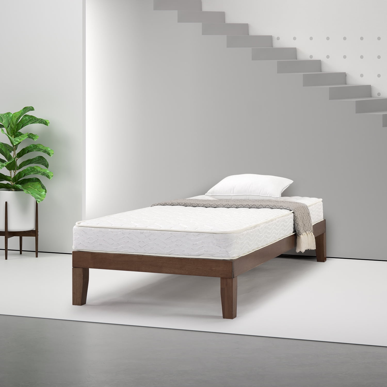 6" Inch Comfort Bunk Bed Mattress Twin Size Heavy Duty Coil Plush Bedroom Sleep 