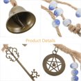 thumbnail image 2 of KEINXS Wind Chime Decoration Witch Mini Clothes Rack Windchimes Outdoors Rustic Decorate Iron, 2 of 6