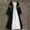 Black, variant on EGNMCR Renaissance Dress Women Plus Size Gothic Dress Gown Medieval Dress Retro Gown