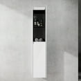 thumbnail image 2 of Tcbosik 12 inch Bathroom Side Cabinet with 2 Doors, Wall Mounted Storage Cabinet with Storage Shelves, Space Saving, White, 2 of 10
