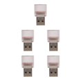 thumbnail image 1 of maskred Veilleuse USB Étoile Mini Ciel Romantique Étoilé Flexible pour Fête Rouge USB Coloré LED 5Set, 1 of 6