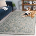 thumbnail image 3 of SAFAVIEH Metro Phyliss Medallion Area Rug, Teal/Green, 3' x 5', 3 of 8
