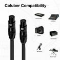 thumbnail image 2 of Coluber Cable Balanced XLR Cable Female to XLR Female Pro Microphone Cable, 2 of 7