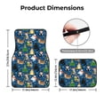 thumbnail image 5 of Naloa Different Cats Christmas Car Foot Mat Set of 4 Pieces - Universal Floor Liner Neoprene Full Set Floor Mats for Cars Trucks SUV, 5 of 7