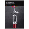 1PC Zinc Alloy Corkscrew Red Wine Bottle Opener Portable Triangle Lock