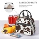 thumbnail image 5 of Easygdp Brown Cow Caja de Almuerzo para Mujeres y Hombres, Bolsa de Almuerzo Insulada, Bolsas Reutilizables Impermeables para Viajes, Trabajo y Picnics, 5 of 7