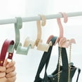 Closet Organizer Rod Hanger Handbag Storage Purse Hanging Rack Holder