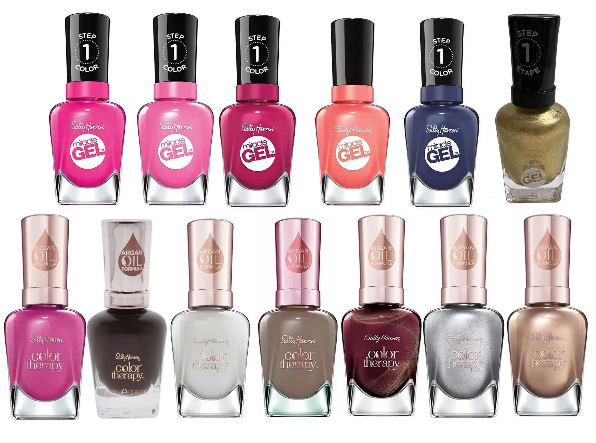 Sally Hansen 10-Count Chip-Resistant Liquid Nail Polish Bottle