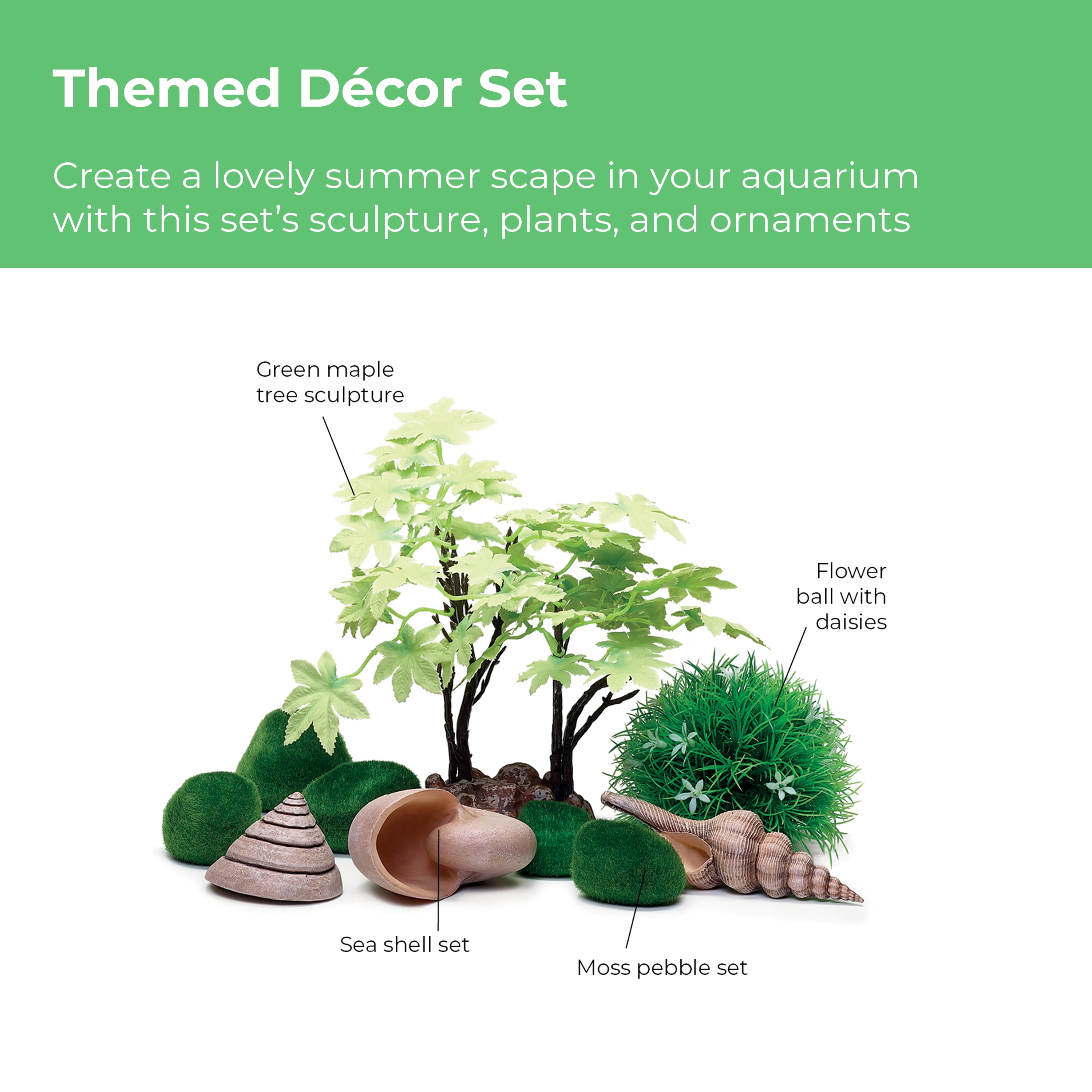 biOrb Summer Aquarium Décor Set