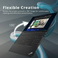 thumbnail image 5 of LENOVO ThinkPad E16 Gen 1 Business Laptop, 16" FHD+ Display, AMD Ryzen 7 7730U, 24GB RAM, 2TB SSD, FP Reader, Backlit KB, RJ-45, HDMI, Wi-Fi 6, Windows 11 Pro, 5 of 7