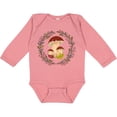 thumbnail image 3 of Inktastic Cottagecore Mushroom Wreath Girls Long Sleeve Baby Bodysuit, 3 of 5