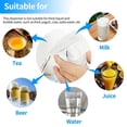 thumbnail image 4 of Dispensador Automático De Bebidas, Leche Manos Libres, Dispensador De Bebidas, Dispensador De Bebidas para Jugo De Nevera, Paquete De 2 Blanco, 4 of 6