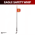thumbnail image 2 of Eagle Manufacturing 8' Safety Whip - Black Fiberglass (Spring Base Quick-Disconnect / Amber LED), 2 of 5