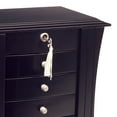 thumbnail image 3 of Mele & Co. Layla Java Finish Modern Jewelry Chest, 14.75 x 7 x 11 inches, 14.75 x 7 x 11 inches, 3 of 6